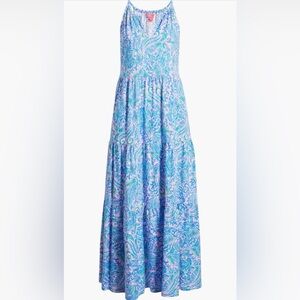 *NWOT* Lilly Pulitzer Maribella Tiered Maxi “Lilac Rose We Mermaid It” Sz. XXL